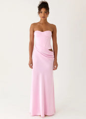 Emory Corset Maxi Dress Pink