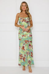 Lush Affair Maxi Dress Green