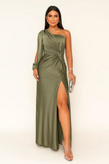 Helena Ruched Maxi Dress