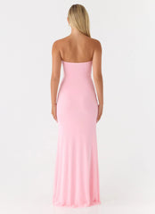 Iroha Strapless Maxi Dress - Pink