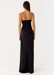 Champagne Skies Maxi Dress - Black