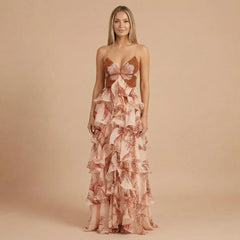 Botanica Ruffled Maxi Dress