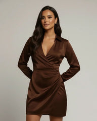 Sienna Wrap Mini Dress
