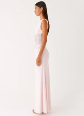 Love Tease Maxi Dress - Baby Pink