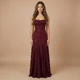 Floral Lace Maxi Dress