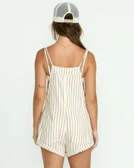 Amelia Striped Mini Romper