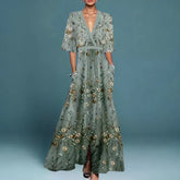 Iris Floral Maxi Dress
