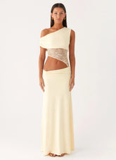 Love Motion Maxi Dress Lemon