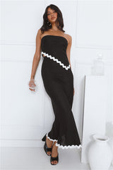 Touch Of Sass Maxi Skirt Black