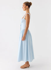 Emmalina Midi Dress Blue