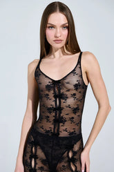 YOU WILL SEE LACE BODYSUIT IN BLACK