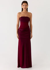 Champagne Skies Maxi Dress - Plum