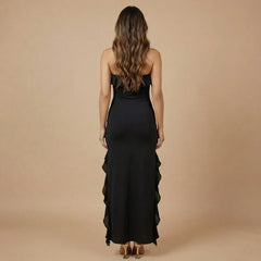 Isabella Ruffle Maxi Dress