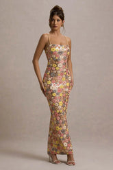 Elara Garden Maxi Dress