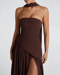 Isadora™ | Chic Slit Maxi Dress