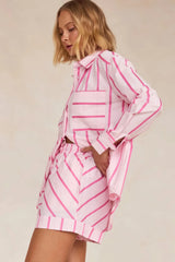 Parker Striped Shorts Set