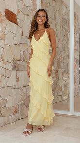 Gianna Ruffled Maxi Dress