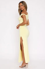 Lemon Halo Maxi Dress
