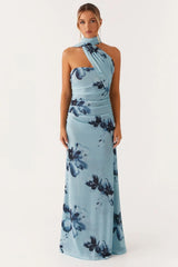 Isla Ruched Maxi Dress