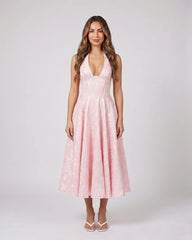 Sienna Jacquard Midi Dress