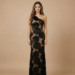 Arabella Appliqué Maxi Dress