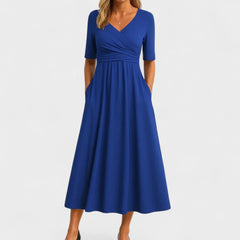 Isabella Wrap Midi Dress