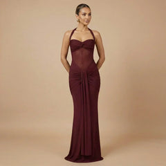Sienna Ruched Maxi Dress