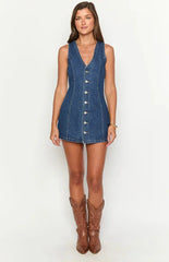 Isla Denim Mini Dress