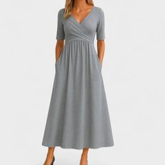 Isabella Wrap Midi Dress