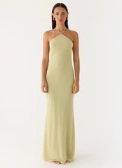 Anouk Halter Maxi Dress Sage
