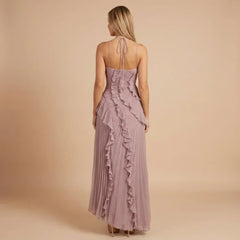 Isabella Ruffle Midi Dress