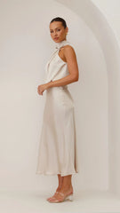 Isabelle Draped Midi Dress