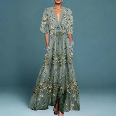Iris Floral Maxi Dress