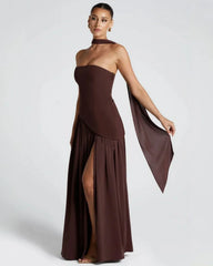 Isadora™ | Chic Slit Maxi Dress