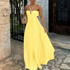 Monica Halter Maxi Dress