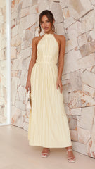 Malia Pleated Maxi Dress