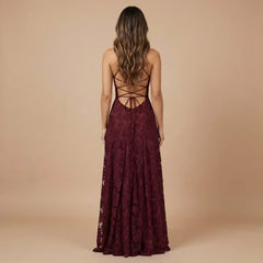 Floral Lace Maxi Dress