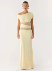 Like Honey Maxi Dress - Butter Yellow
